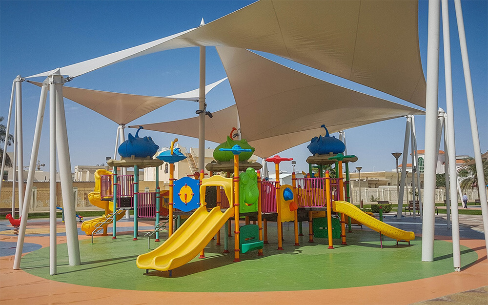 Area giochi, area fitness e arredo urbano